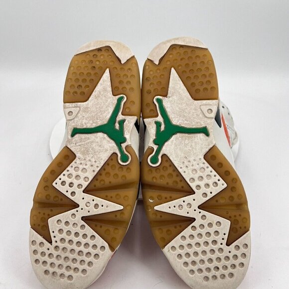 Nike Air Jordan 6 Retro Gatorade Like Mike Men Size 9 384664-145 White Red Shoes - Picture 11 of 15